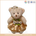 Brinquedo animal por atacado do Valentim, 10cm Mini rato bonito do luxuoso no vestido de casamento